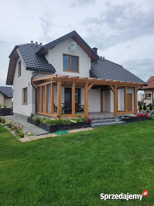 Pergola zadaszenie tarasu drewno BSH ruchome Ostrów Mazowiecka sprzedam