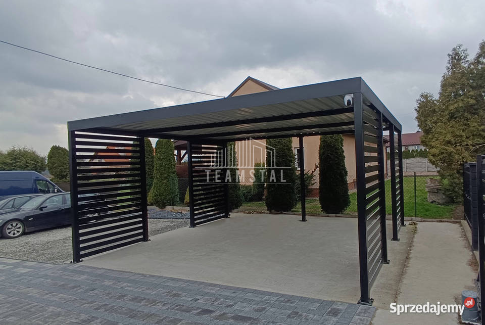 CarPort PREMIUM Wiata samochodowa 6x6 Antracyt 36m2 Sprzedaż Ruda Śląska sprzedam