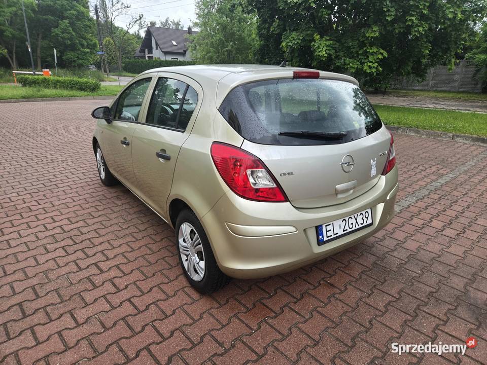 Opel Corsa D 12 benzyna 2009 Łódź