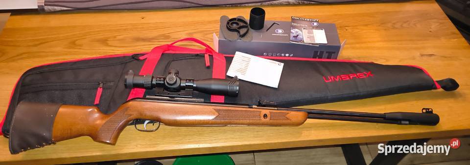 wiatrówka luneta montaż pokrowiec gotowy zestaw Wejherowo