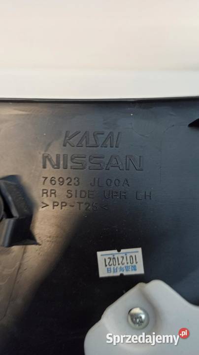 BOCZEK LEWY TYŁ INFINITI G37 76923 JL00A