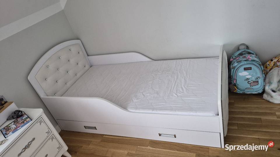 Łóżko dziecięce małej księżniczki białe z 25cm Warszawa