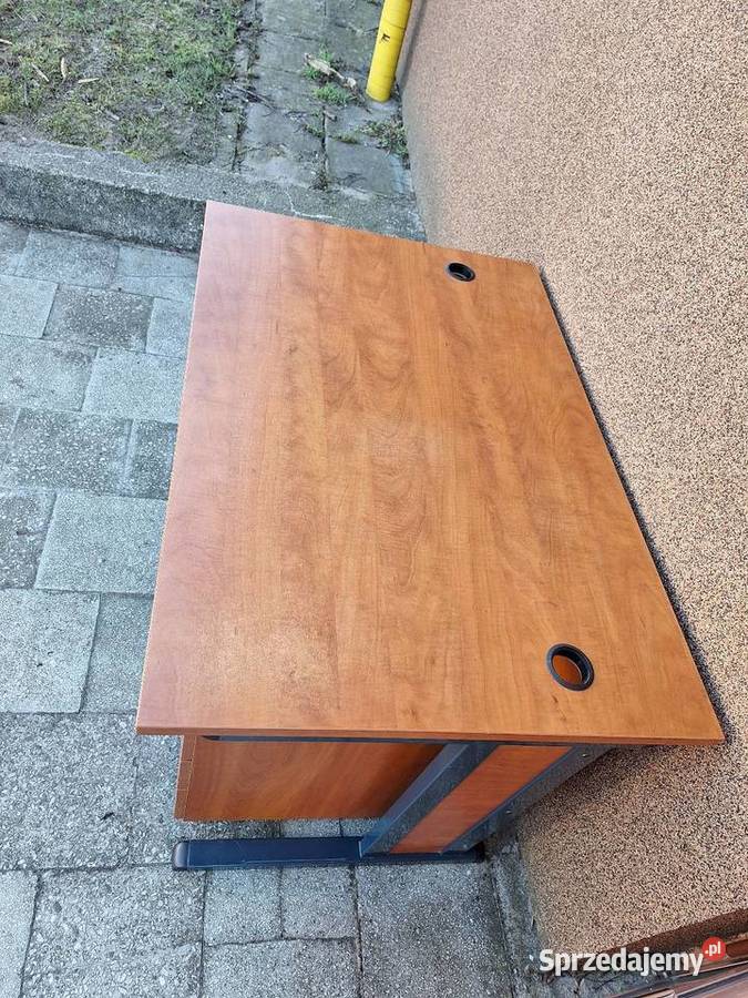 Biurko proste z kontenerem 80cm