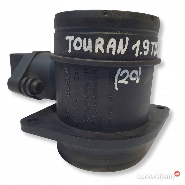 PRZEPŁYWOMIERZ VW Touran 19 TDI 0281002531 Silniki i osprzęt lubelskie Rudka