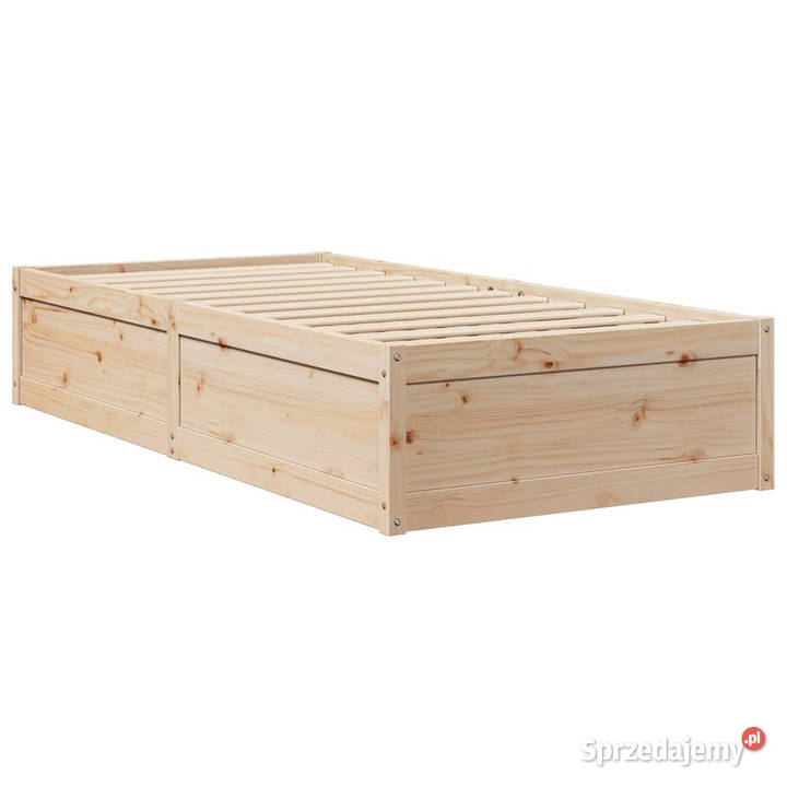 Łóżko z materacem lite drewno sosnowe 100x200 Warszawa sprzedam