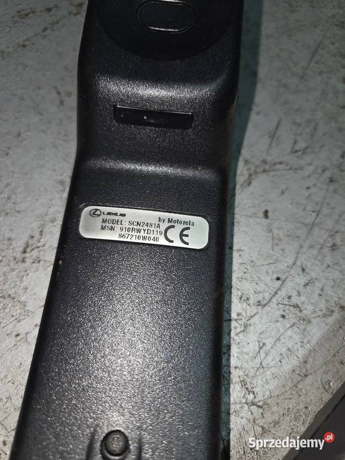 Słuchawka telefonu telefon Lexus LS 400 Łagów