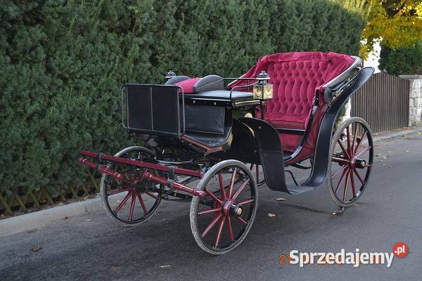 Powoz konny zabytkowy Victora kooperacja Antyki Antyki Góra Puławska