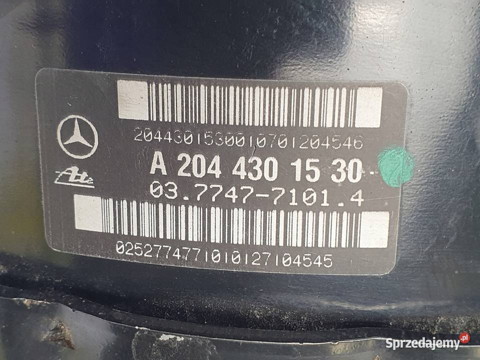 SERWO HAMULCA HAMULCOWE Servo Mercedes W204 lubelskie Chełm