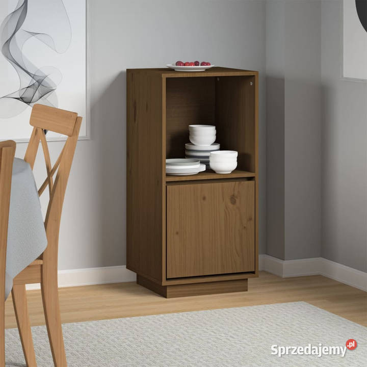 Szafka miodowy brąz 38x35x80 lite drewno sosnowe sprzedam
