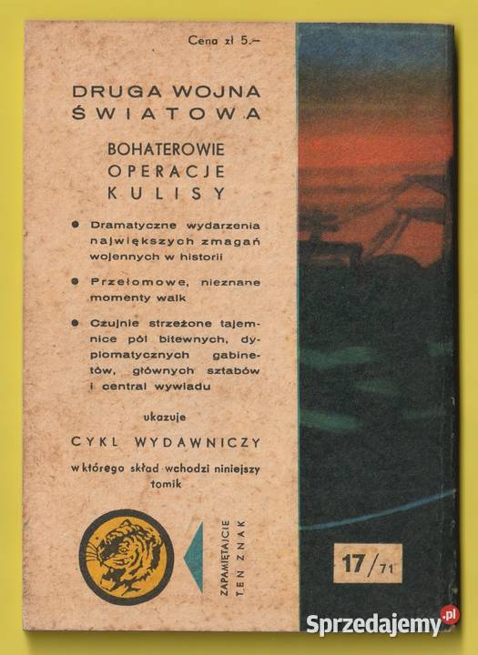 ŻÓŁTY TYGRYS ZGASZONY LONT 1971 miękka łódzkie Łódź sprzedam