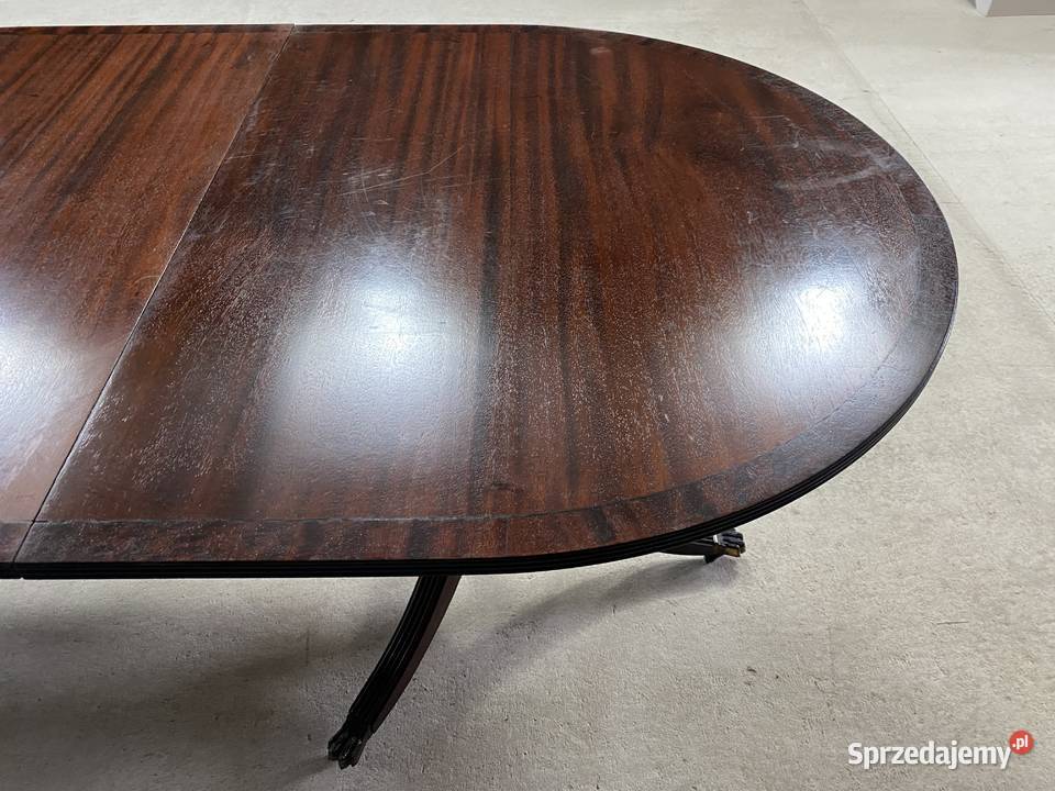Stół mahoniowy rozkładany klasyczny antyk Budno