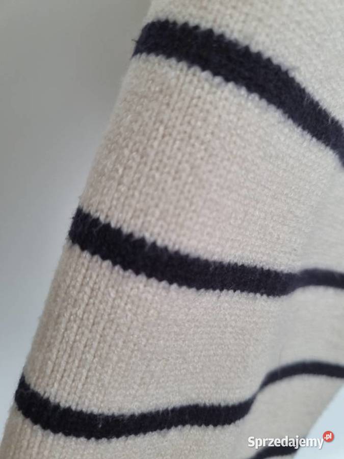 Zara s 36 sweter w paski z wiskozy Gdynia