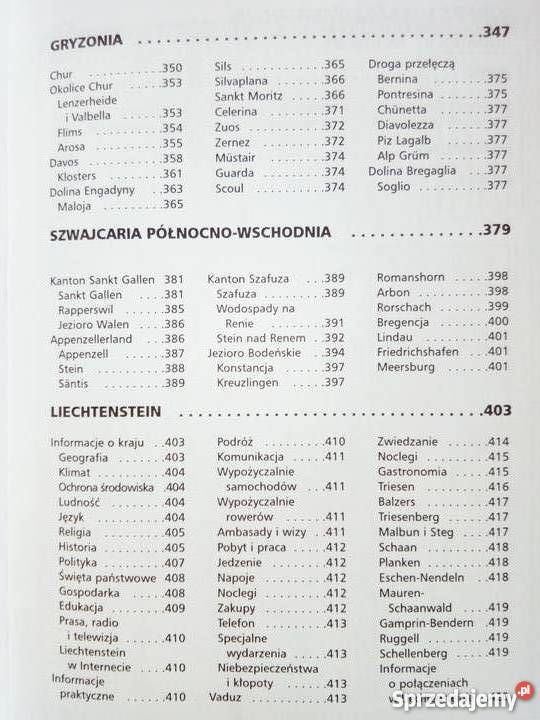 Szwajcaria i Liechtenstein Praktyczny Ząbki