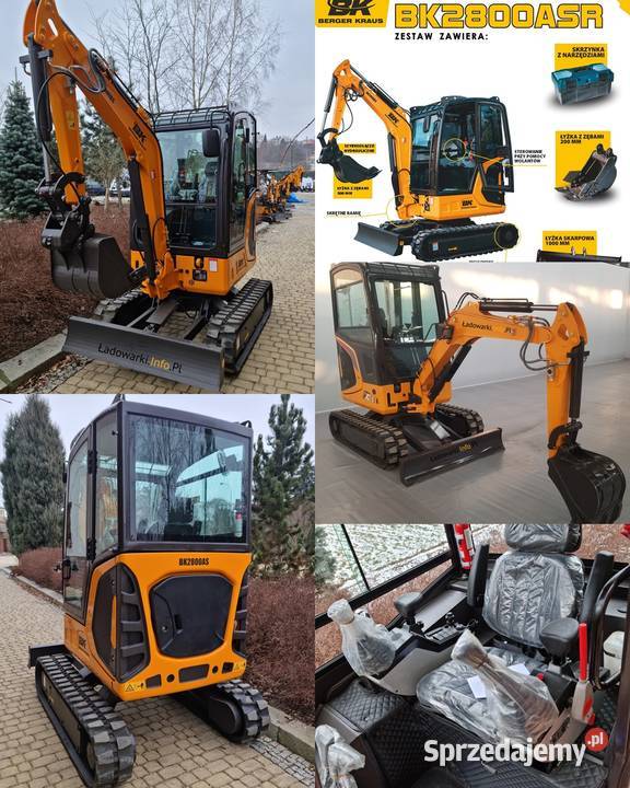 Koparka Berger Kraus BK2800ASR z kabiną SILNIK Opole