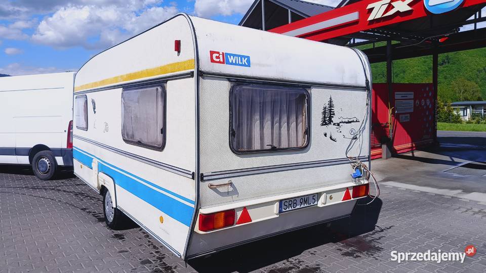Przyczepa kempingowa campingowa kemping OKAZJA 1 Międzybrodzie Bialskie