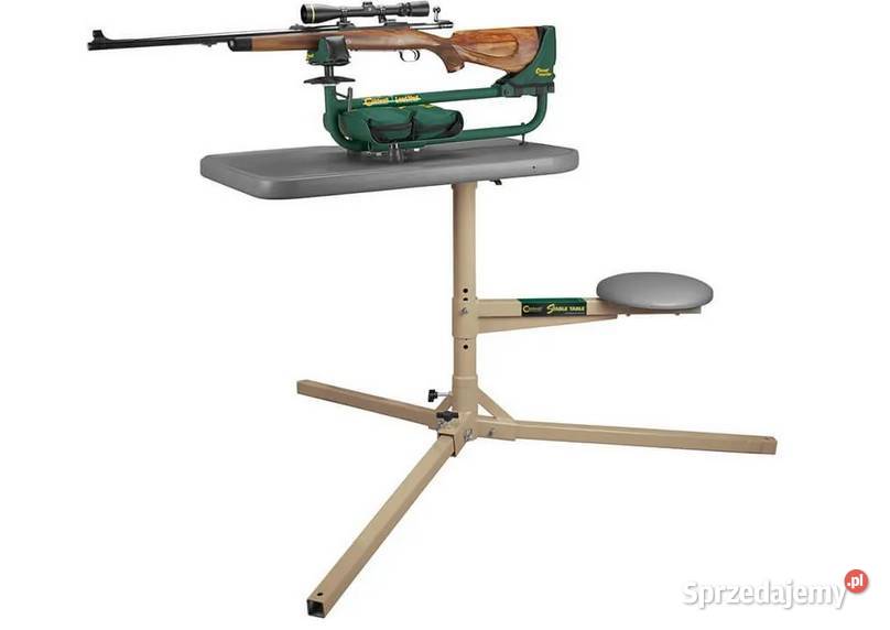 STOLIK STOJAK NA BROŃ I PCP Shooting bench Przyłęki