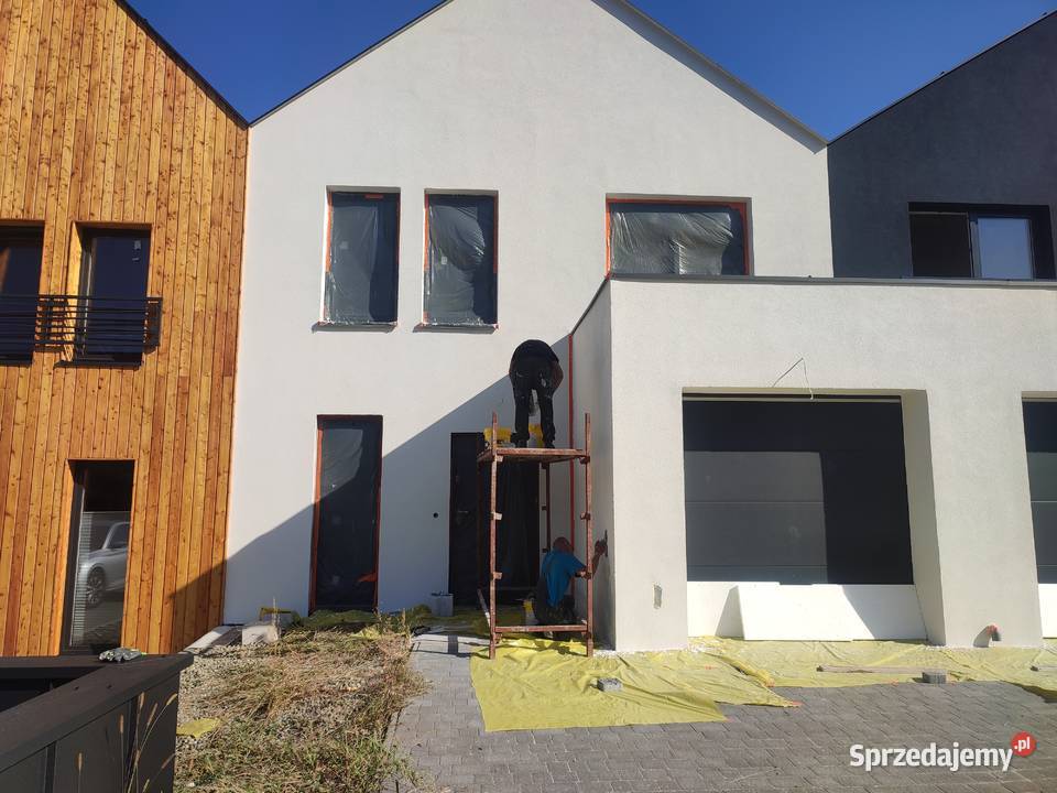 Tynki maszynowe gipsowe hybrydowe