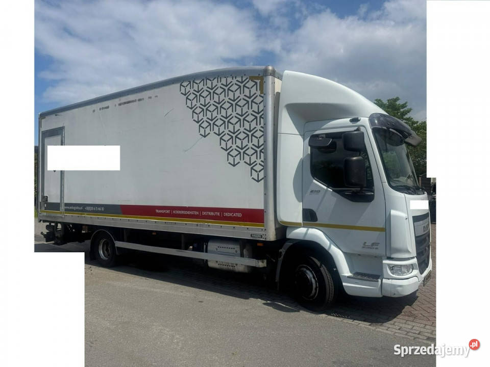 DAF LF 210 euro 6 kontener aerodynamiczny winda ABS