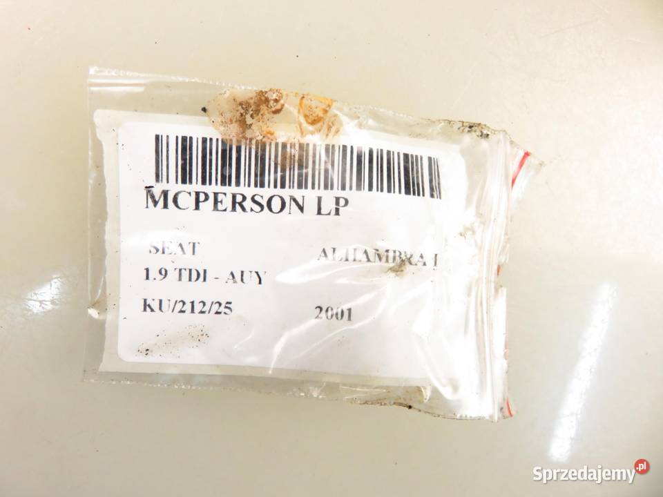 MCPERSON LEWY PRZEDNI SEAT ALHAMBRA I 19 TDI małopolskie sprzedam