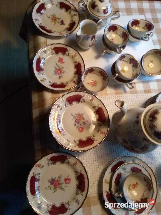 Sewis porcelanowy kawowy Kenigszelt Germany Puszczew