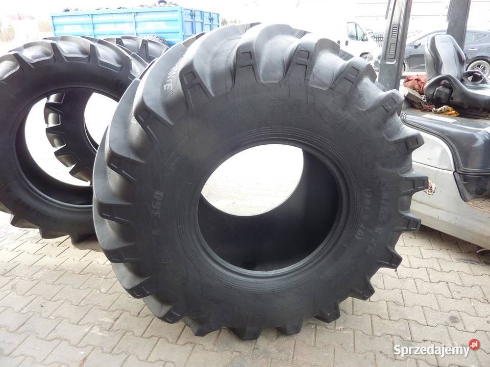 2x Opona używana rolnicza 75065R26 28LR26 Zaścianki