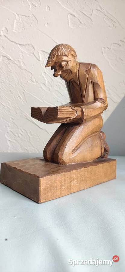 Drewniana rzeźba rękodzieło Kiełczewice Dolne