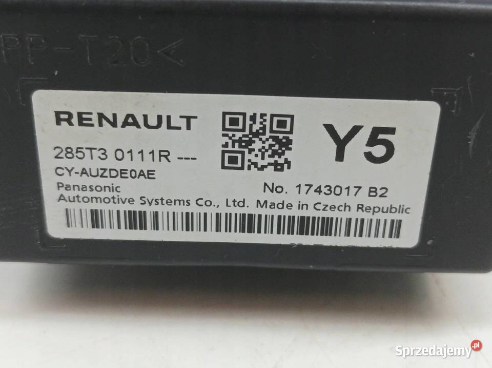 MODUŁ 285T30111R Dacia Duster III 2024 Rok produkcji 2024