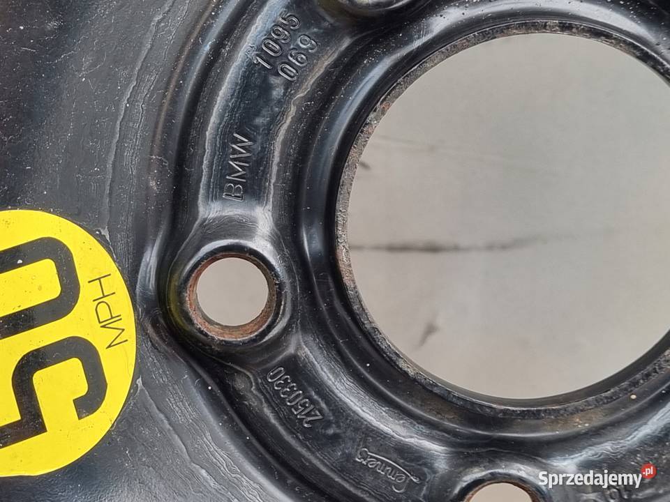 KOŁO DOJAZDOWE BMW E46 dojazdówka 12590 R15 Samochodowe