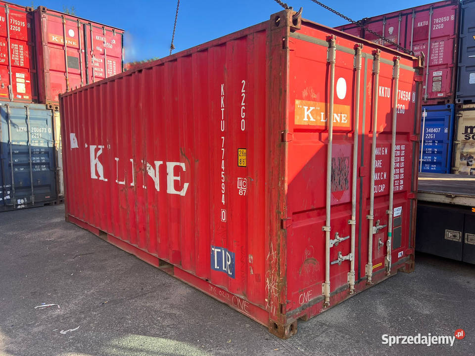 Kontener morski magazynowy 20DV 6 metrowy sprzedam