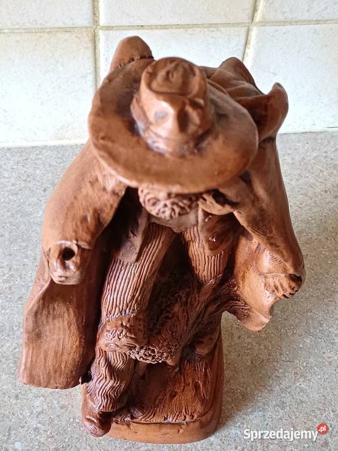 vintage figurka z terakoty małopolskie Nowy Targ