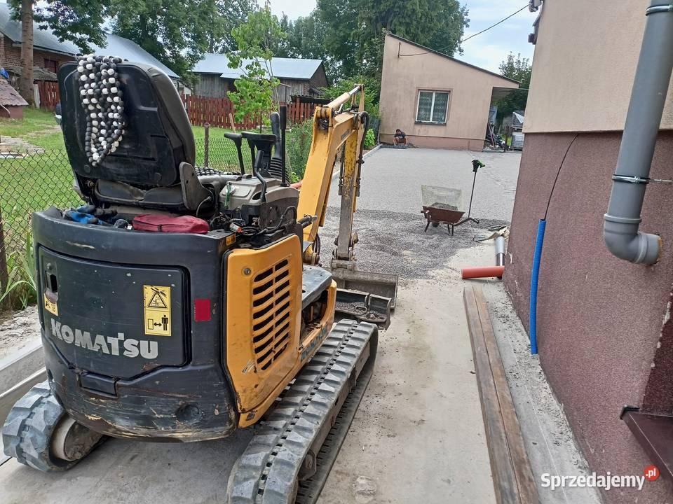 minikoparka komatsu pc 14 waga 2 tony nie cat Koparki