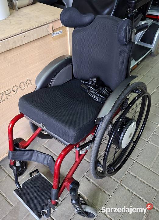 Wózek inwalidzki aktywny z napędem wspomagającym Syców
