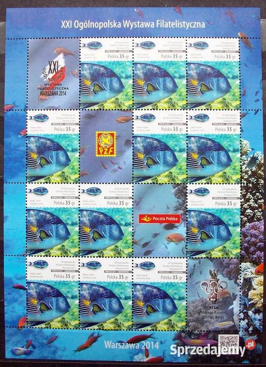L Znaczki polskie 2014 Filatelistyka Leźnica Wielka-Osiedle sprzedam