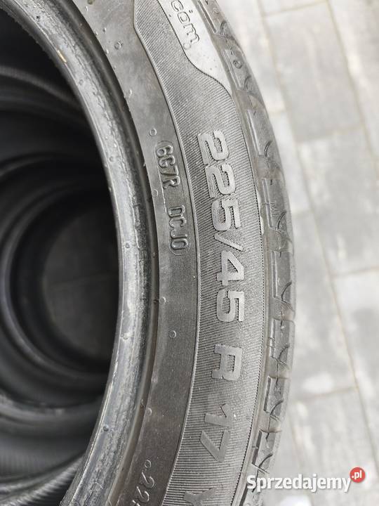 4 sztuki opony letnie Uniroyal Rainsport 3 22545 17cale Poznań