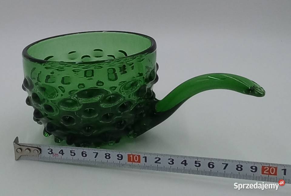 Murano patera szmaragdowe grube szkło Wrocław sprzedam