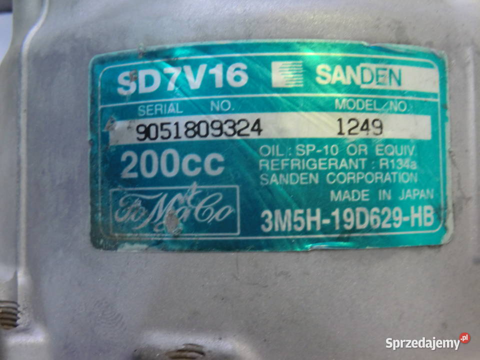 SPRĘŻARKA KOMPRESOR KLIMATYZACJI FORD VOLVO osobowe małopolskie Krzeszowice