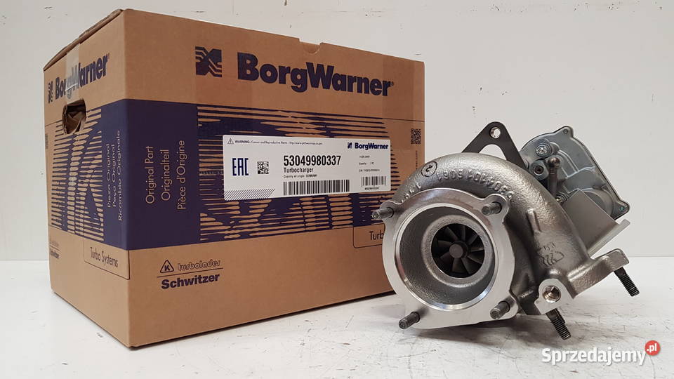 Nowa turbosprężarka BorgWarner KKK 53049980337 Turbosprężarki Siedlce