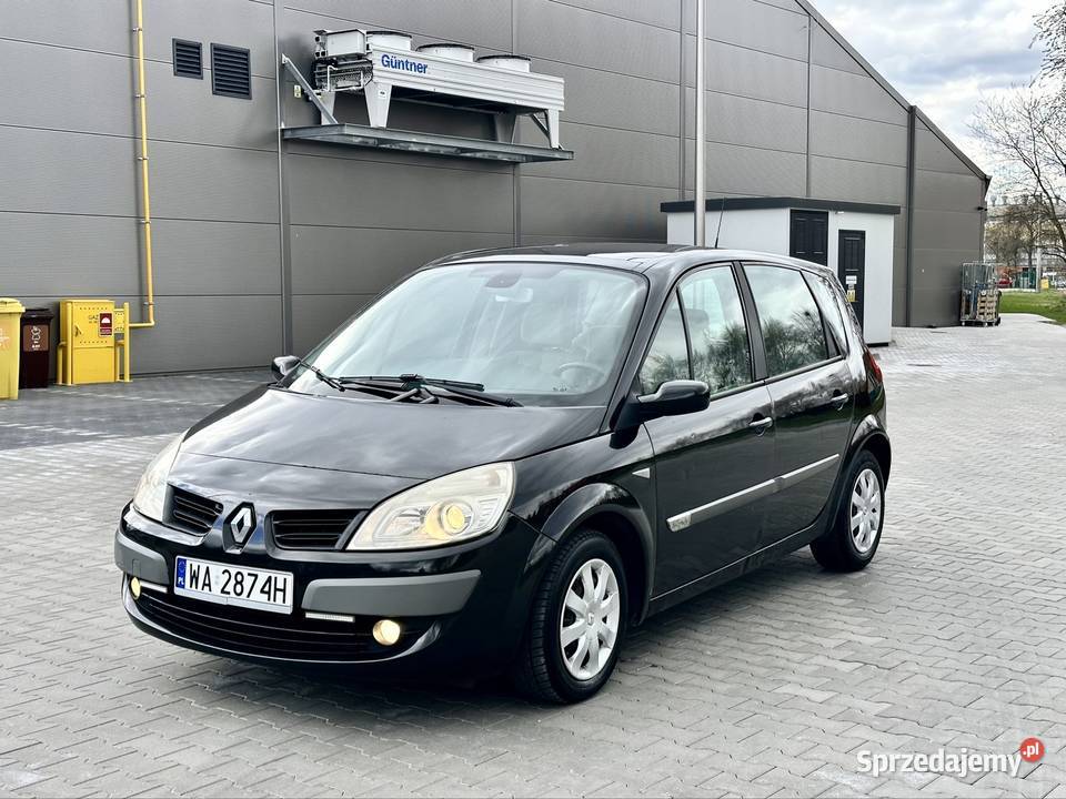 Renault Scenic II Lift 16 LPG nieuszkodzony mazowieckie Warszawa