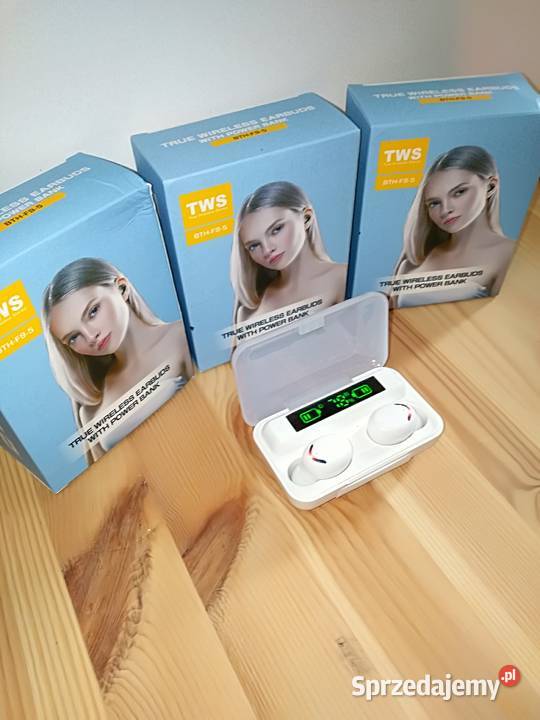 Słuchawki TWS F9PRO bezprzewodowe z Powerbank Elektronika mazowieckie Ożarów Mazowiecki