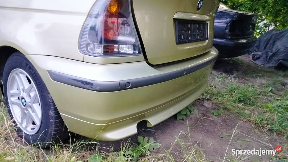 Bmw e46 compakt zderzak tylny kompletny w kolor części blacharskie