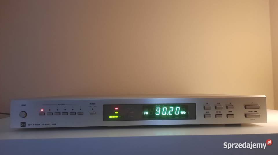 Tuner Dual CT 1450 Slim Line silver Piasek