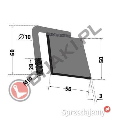 Zestaw 60 sztuk noży skrzydełkowych AMA6364