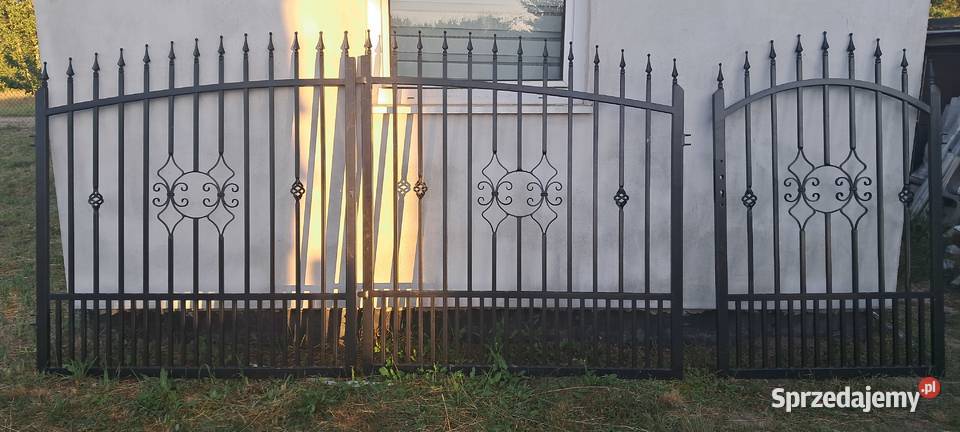 Brama wjazdową z furtką