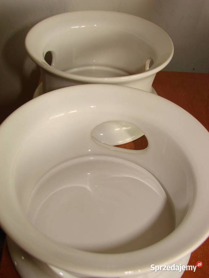 Hoganas Keramik śiwecznik Porcelana i szkło