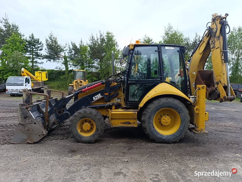 Koparko Ładowarka Cat 428 E 2007 Zamiana JCB nie