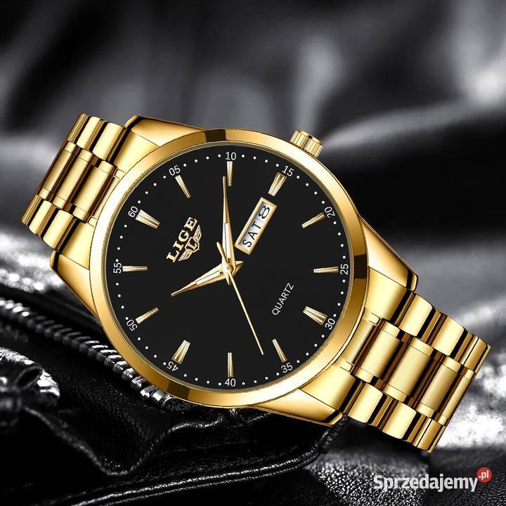 Zegarek męski klasyczny złoty garniturowiec Gorzów Wielkopolski