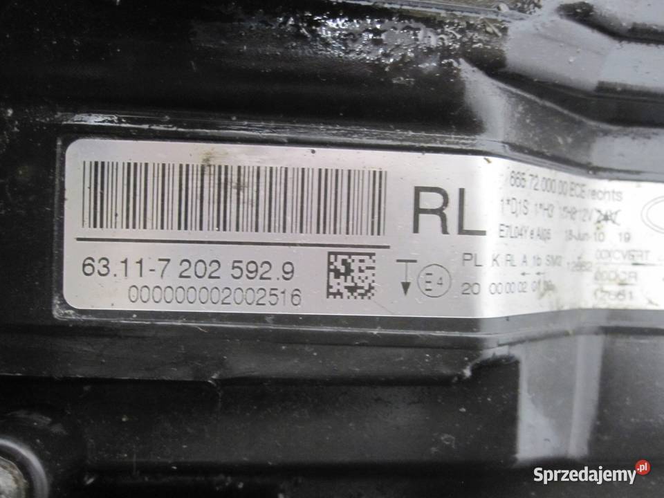 BMW E90 LCI LIFT lampa prawy przód 7202592 Kielce