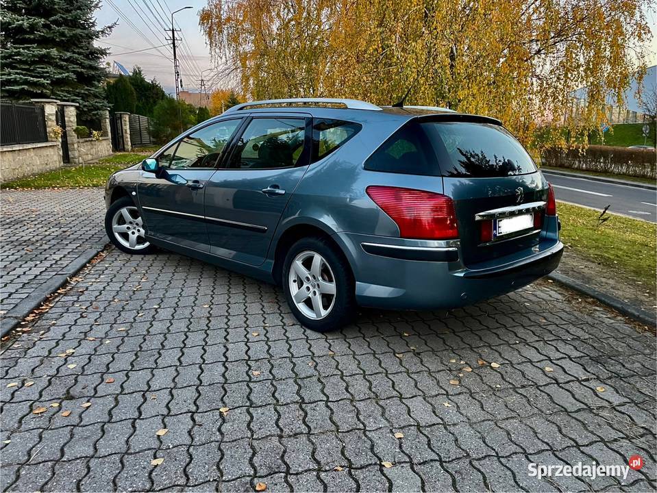 ŚlicznyPeugot407Sw2006r20HDIDieselPanoramaDłOpłtM szyberdach łódzkie Zduńska Wola sprzedam