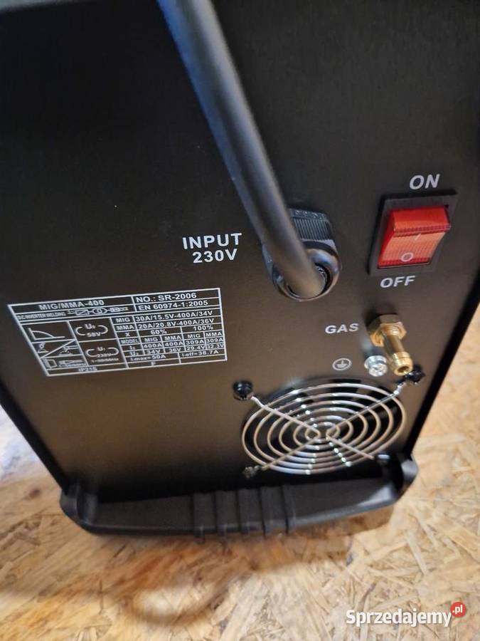 SPAWARKA MIGOMAT 400A MIG MAG MMA FLUX TIG L 4w1