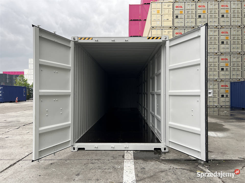 Kontener 40hc z bocznymi osobnymi 4 drzwiami Tychy
